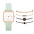 Casual Solid Color Buckle Quartz Women's Watches