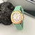 Casual Solid Color Buckle Quartz Women's Watches