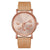 Casual Solid Color Butterfly Buckle Quartz Women's Watches