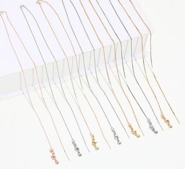 Casual Solid Color Copper Gold Plated Necklace In Bulk