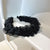 Casual Solid Color Gauze Pleated Hair Band