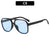 Casual Solid Color Leopard Ac Round Frame Full Frame Women's Sunglasses