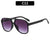 Casual Solid Color Leopard Ac Round Frame Full Frame Women's Sunglasses