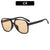 Casual Solid Color Leopard Ac Round Frame Full Frame Women's Sunglasses