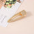 Casual Solid Color Metal Plating Hair Clip