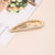 Casual Solid Color Metal Plating Hair Clip