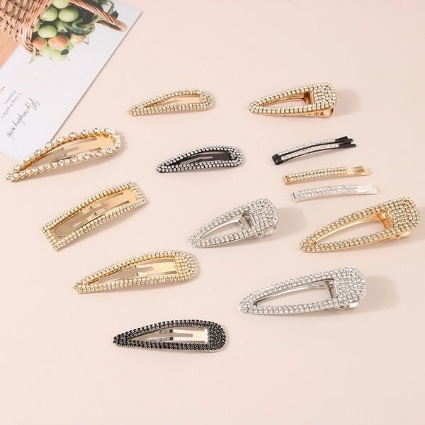 Casual Solid Color Metal Plating Hair Clip