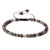 Casual Solid Color Natural Stone Knitting Bracelets