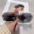 Casual Solid Color Pc Oval Frame Full Frame Women's Sunglasses