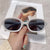 Casual Solid Color Pc Oval Frame Full Frame Women's Sunglasses