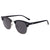 Casual Solid Color Pc Oval Frame Half Frame Men's Sunglasses