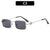 Casual Solid Color Pc Square Full Frame Women's Sunglasses