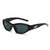 Casual Solid Color Pc Square Full Frame Women's Sunglasses