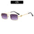 Casual Solid Color Pc Square Full Frame Women's Sunglasses