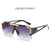 Casual Solid Color Pc Square Half Frame Glasses