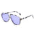 Casual Solid Color Pc Toad Glasses Full Frame Women's Sunglasses