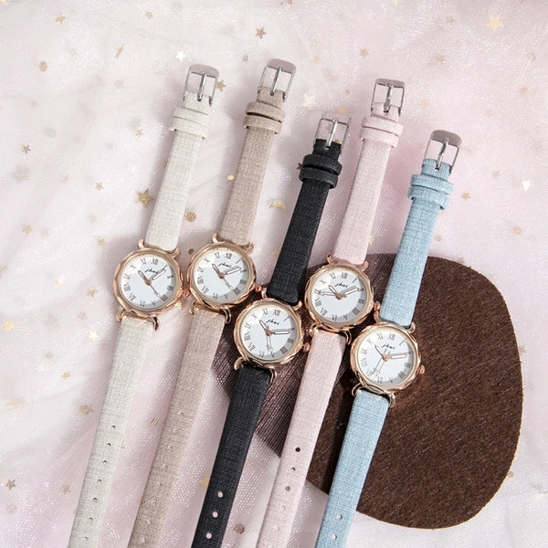 Casual Solid Color Quartz Women's Watches