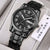 Casual Solid Color Single Folding Buckle Quartz Men's Watches