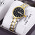 Casual Solid Color Single Folding Buckle Quartz Men's Watches