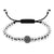 Casual Solid Color Stainless Steel Artificial Gemstones Bracelets In Bulk