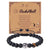 Casual Sports Basketball Frosted Stone Tiger Eye Beaded Bracelets