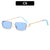 Casual Square Pc Square Half Frame Glasses