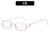 Casual Square Pc Square Half Frame Glasses