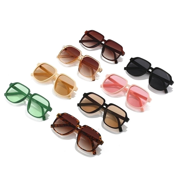 Casual Square Resin Square Full Frame Women's Sunglasses