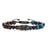 Casual Streetwear Crown Rope Tiger Eye Inlay Zircon Men's Bracelets