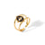 Casual Streetwear Eye Stainless Steel Plating 18k Gold Plated Open Rings