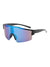 Casual Streetwear Geometric Pc Uv Protection Polygon Sport Biker Half Frame Clips Glasses