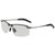 Casual Streetwear Geometric Tac Square Half Frame Glasses