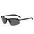 Casual Streetwear Geometric Tac Square Half Frame Glasses