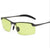 Casual Streetwear Geometric Tac Square Half Frame Glasses