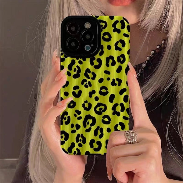 Casual Streetwear Leopard Phone Cases