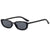 Casual Style Basic Simple Style Geometric Ac Square Full Frame Women's Sunglasses