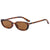 Casual Style Basic Simple Style Geometric Ac Square Full Frame Women's Sunglasses