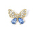 Casual Sweet IG Style Pin Butterfly Alloy Enamel Hollow Out Inlay Artificial Crystal Rhinestones Unisex Brooches