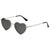 Casual Vacation Heart Shape Tac Special-shaped Mirror Full Frame Women's Sunglasses