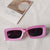 Casual Vacation Modern Style Geometric Pc Resin Square Full Frame Women's Sunglasses