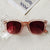 Casual Vacation Modern Style Sunglasses Pc Resin Square Full Frame Women's Sunglasses