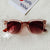 Casual Vacation Modern Style Sunglasses Pc Resin Square Full Frame Women's Sunglasses