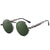 Casual Vacation Solid Color Ac Round Frame Full Frame Women's Sunglasses