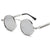 Casual Vacation Solid Color Ac Round Frame Full Frame Women's Sunglasses