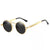 Casual Vacation Solid Color Ac Round Frame Full Frame Women's Sunglasses