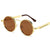 Casual Vacation Solid Color Ac Round Frame Full Frame Women's Sunglasses