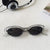 Casual Vacation Solid Color Pc Resin Oval Frame Full Frame Women's Sunglasses