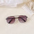 Casual Vacation Solid Color Pc Resin Square Full Frame Kids Sunglasses