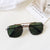 Casual Vacation Solid Color Pc Resin Square Full Frame Kids Sunglasses