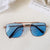 Casual Vacation Solid Color Pc Resin Square Full Frame Kids Sunglasses